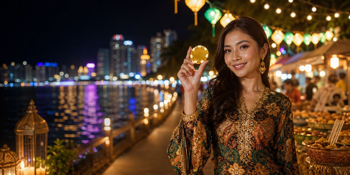 Pertaruhan bola kriket kegemaran di Pulau Pinang dengan batik
